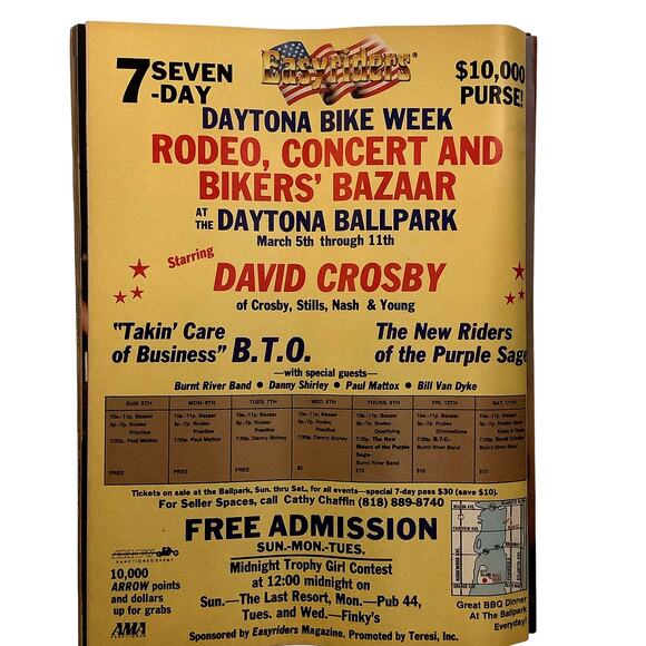 Vintage Easyriders, In The Wind #34, Vintage May 1989 - Picture 2 of 2